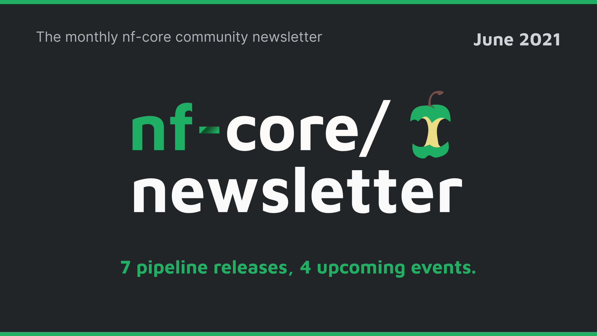 nf-core newsletter β June 2021